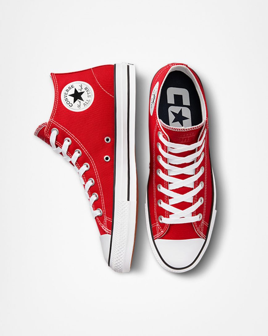 Men's Converse CONS Chuck Taylor All Star Pro Skate Shoes Red / White / Black | AU 013C4M